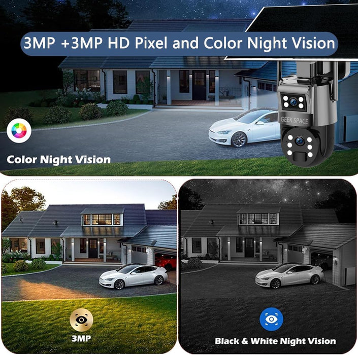 Solar Security Camera Outdoor Wireless 4G Card Solar Camera