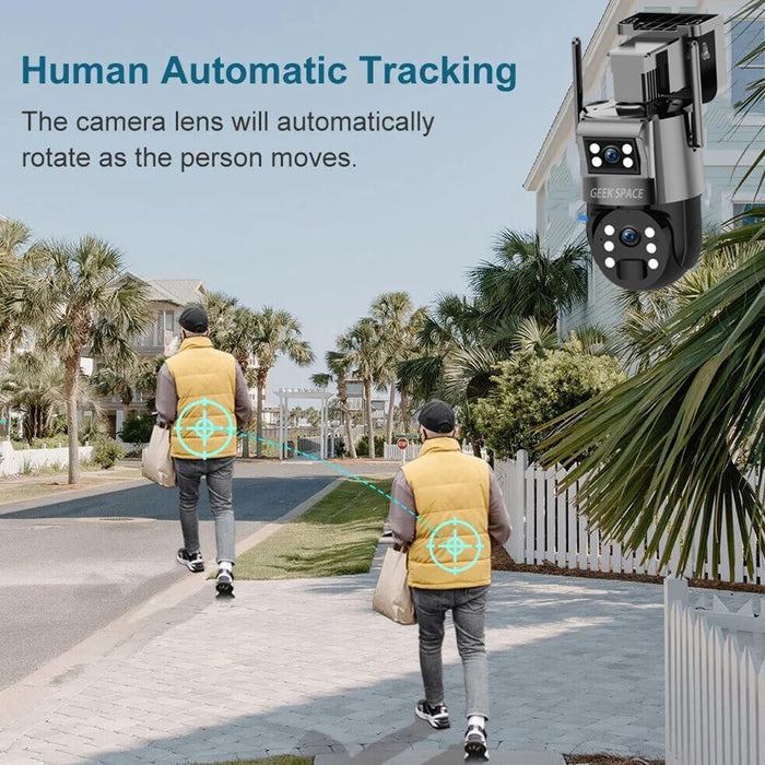 Solar Security Camera Outdoor Wireless 4G Card Solar Camera