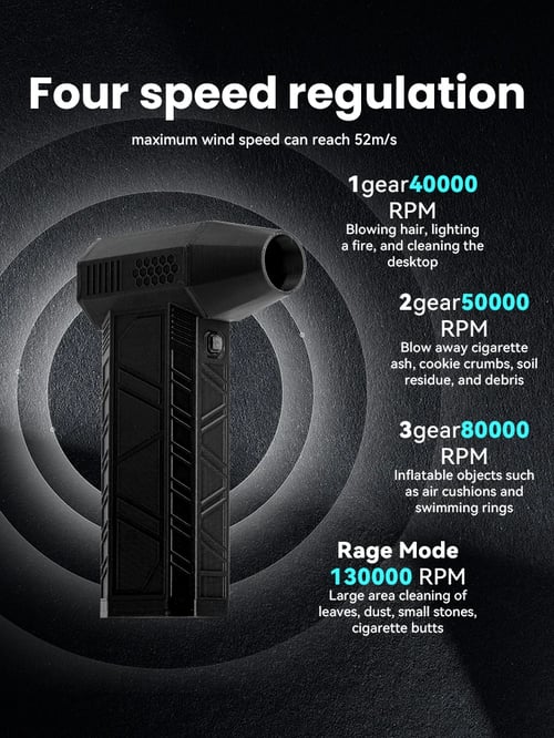 Mini Turbo Jet Fan Electric Air Duster