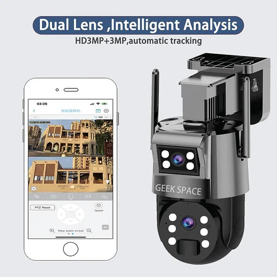 Solar Security Camera Outdoor Wireless 4G Card Solar Camera