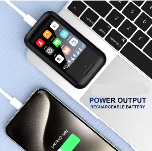 TF20 Wireless Earbuds with 2.8-inch Touch Display, 5000mAh Power Bank Bluetooth