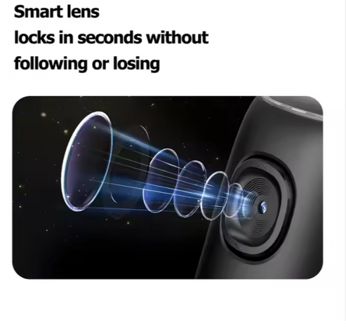 P05 Auto Face Tracker, Auto Face Tracking Phone Holder, 360°Rotation Motion Sensor Track Moving Tripod