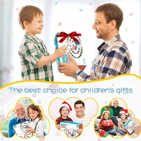 dominos train with 220 dominos