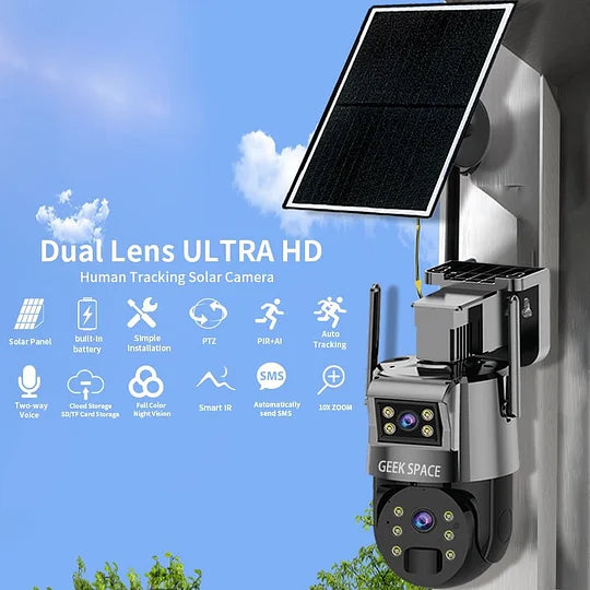 Solar Security Camera Outdoor Wireless 4G Card Solar Camera
